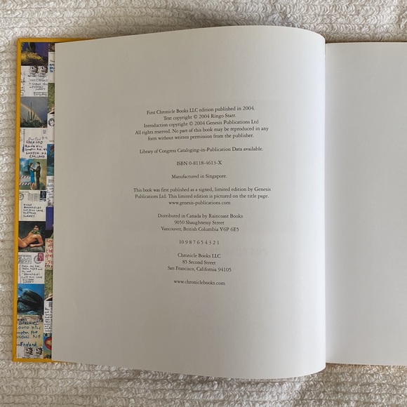 Postcards From the Boys book by Ringo Starr - Picture 5 of 5